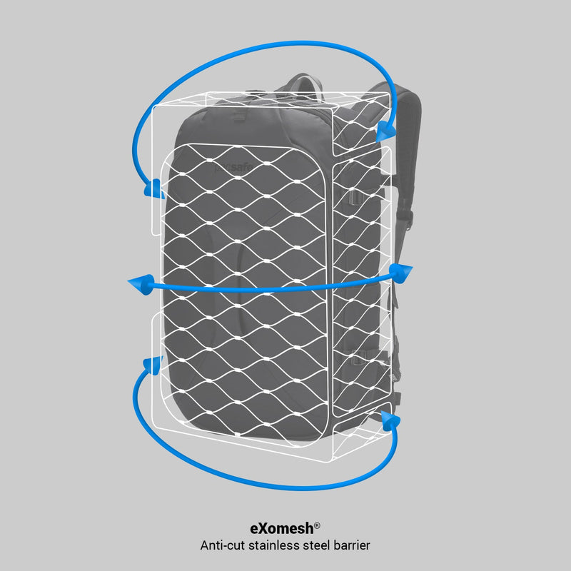 anti theft backpack planet traveller Pacsafe® EXP45 anti-theft carry-on travel pack