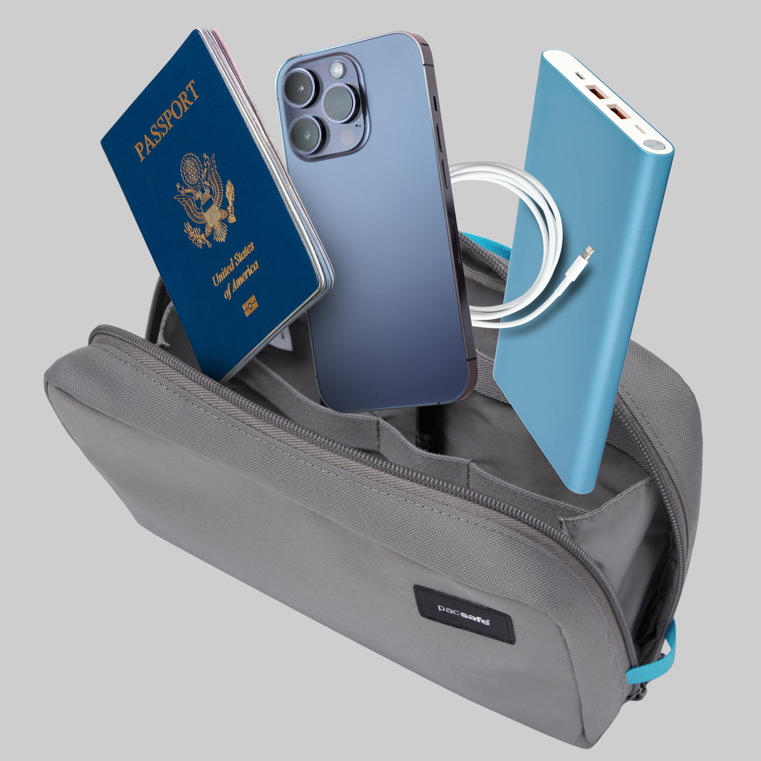 Pacsafe® RFIDsafe™ RFID blocking gear pouch | Pacsafe® – Pacsafe