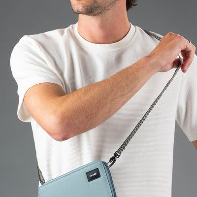 Pacsafe® Cut resistant lanyard (lifestyle)