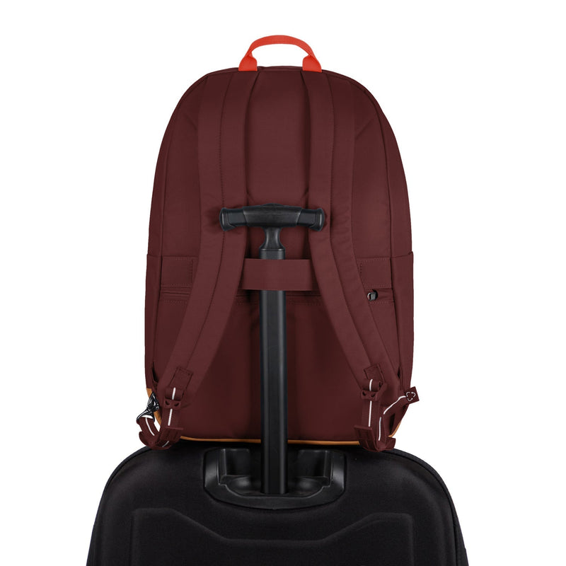 Pacsafe® GO 25L anti-theft backpack, Garnet Red