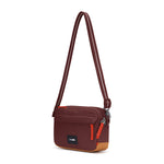Pacsafe® GO anti-theft crossbody bag, Garnet Red
