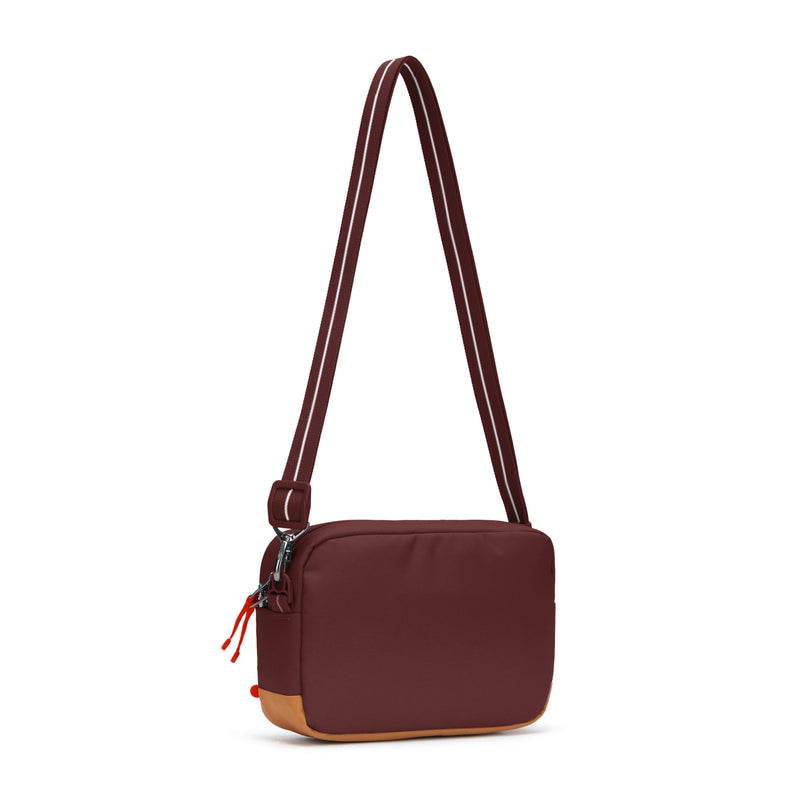 Pacsafe® GO anti-theft crossbody bag, Garnet Red