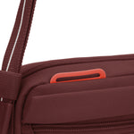 Pacsafe® GO anti-theft crossbody bag, Garnet Red