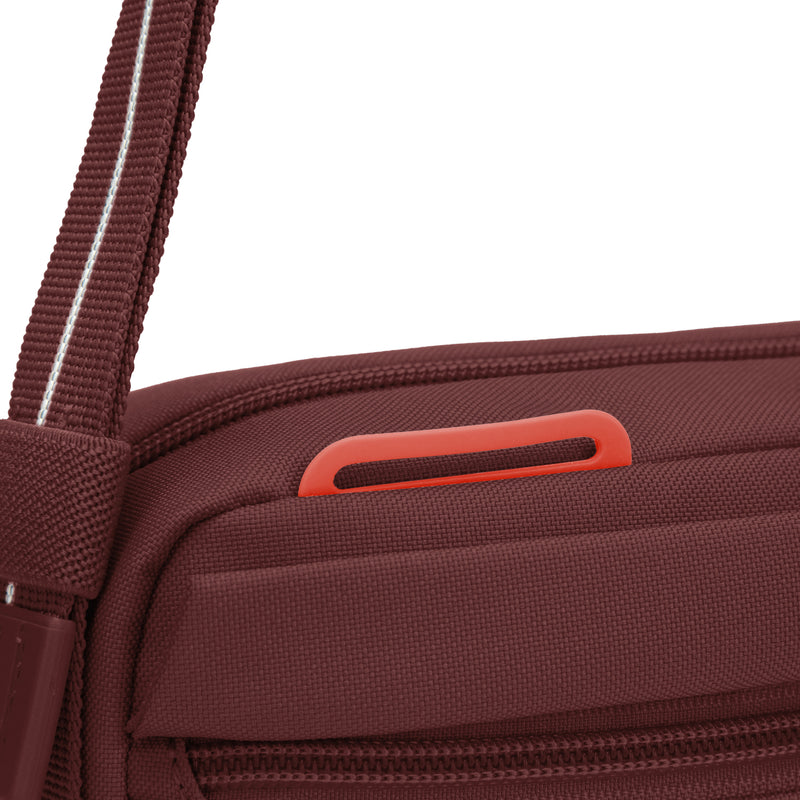 Pacsafe® GO anti-theft crossbody bag, Garnet Red