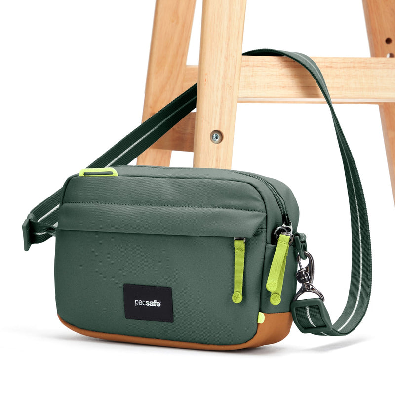Pacsafe® GO anti-theft crossbody bag, Spruce Green