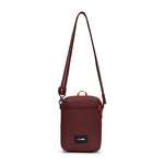 Pacsafe® GO anti-theft festival crossbody, Garnet Red