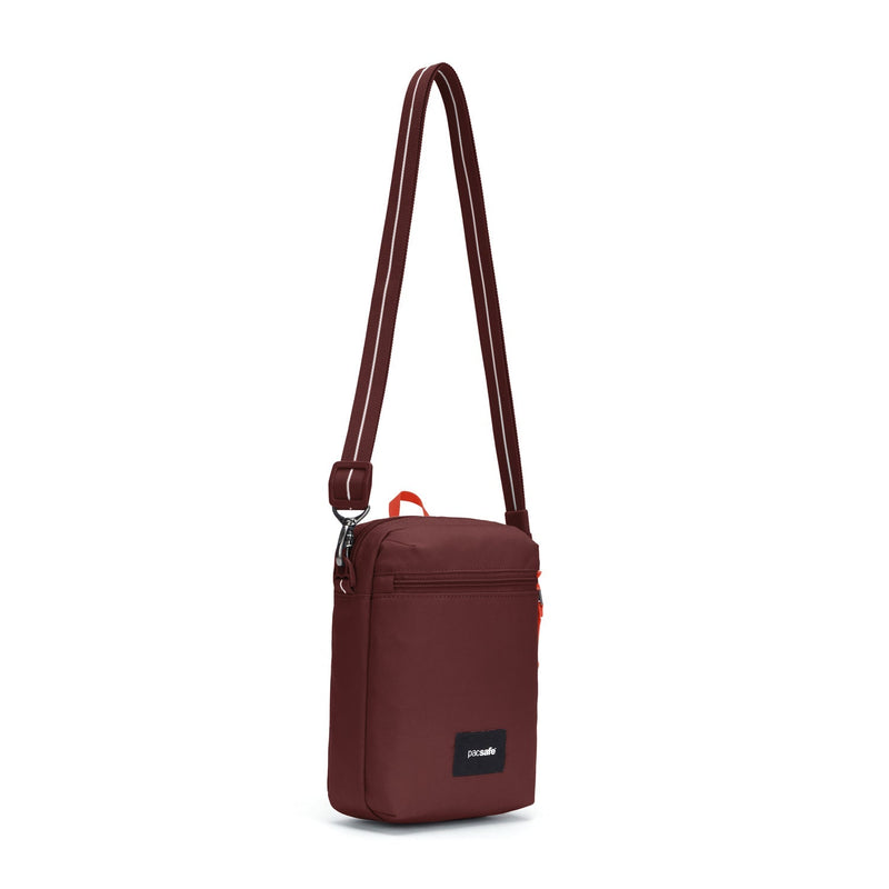 Pacsafe® GO anti-theft festival crossbody, Garnet Red