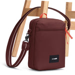 Pacsafe® GO anti-theft festival crossbody, Garnet Red