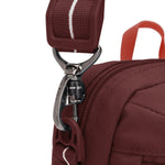 Pacsafe® GO anti-theft festival crossbody, Garnet Red