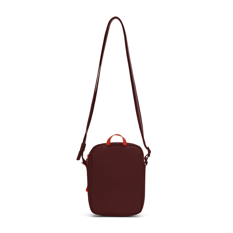 Pacsafe® GO anti-theft micro crossbody, Garnet Red