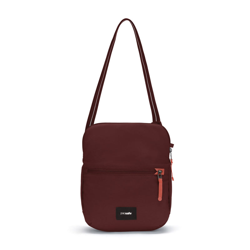Pacsafe® GO Anti Theft Saddle Crossbody, Garnet Red