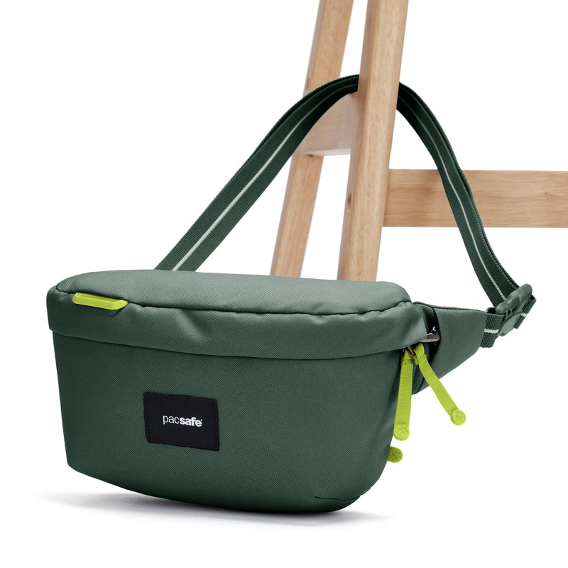 Pacsafe® GO anti-theft sling pack, Spruce Green