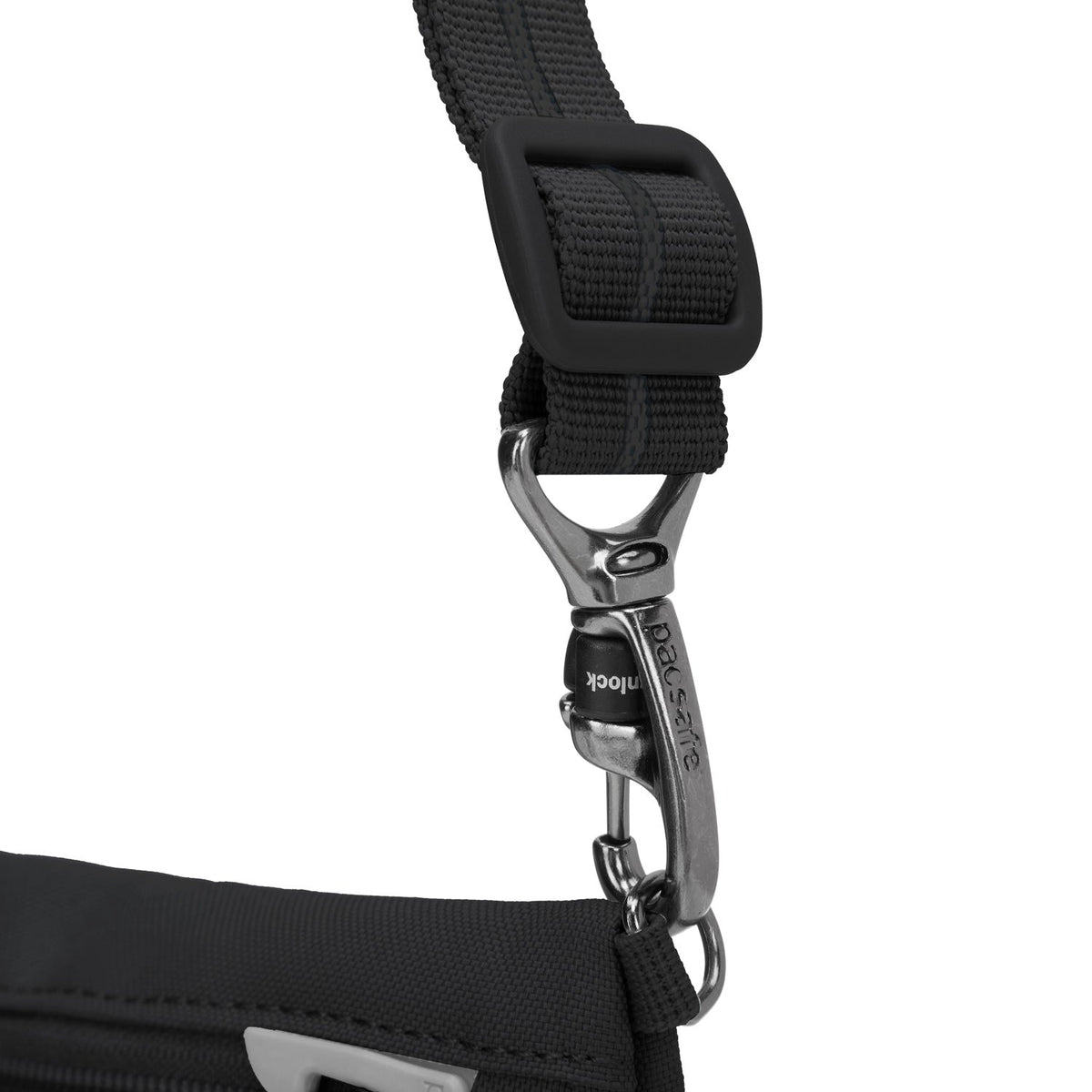 Pacsafe® GO anti-theft crossbody pouch, Jet Black