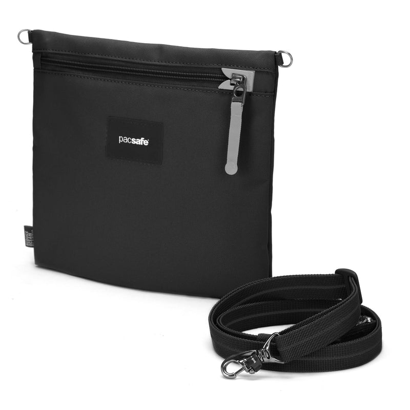 Pacsafe® GO anti-theft crossbody pouch, Jet Black