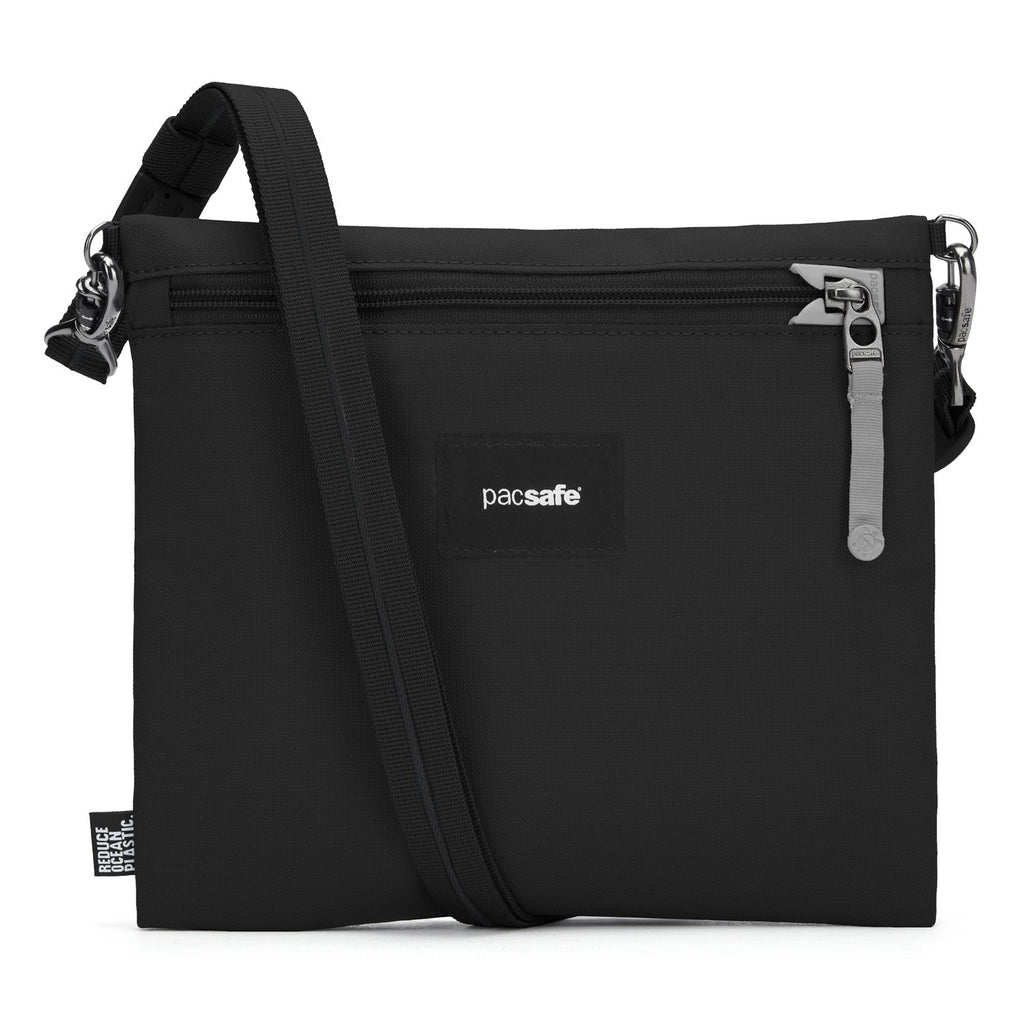 Pacsafe® GO anti-theft crossbody pouch, Jet Black