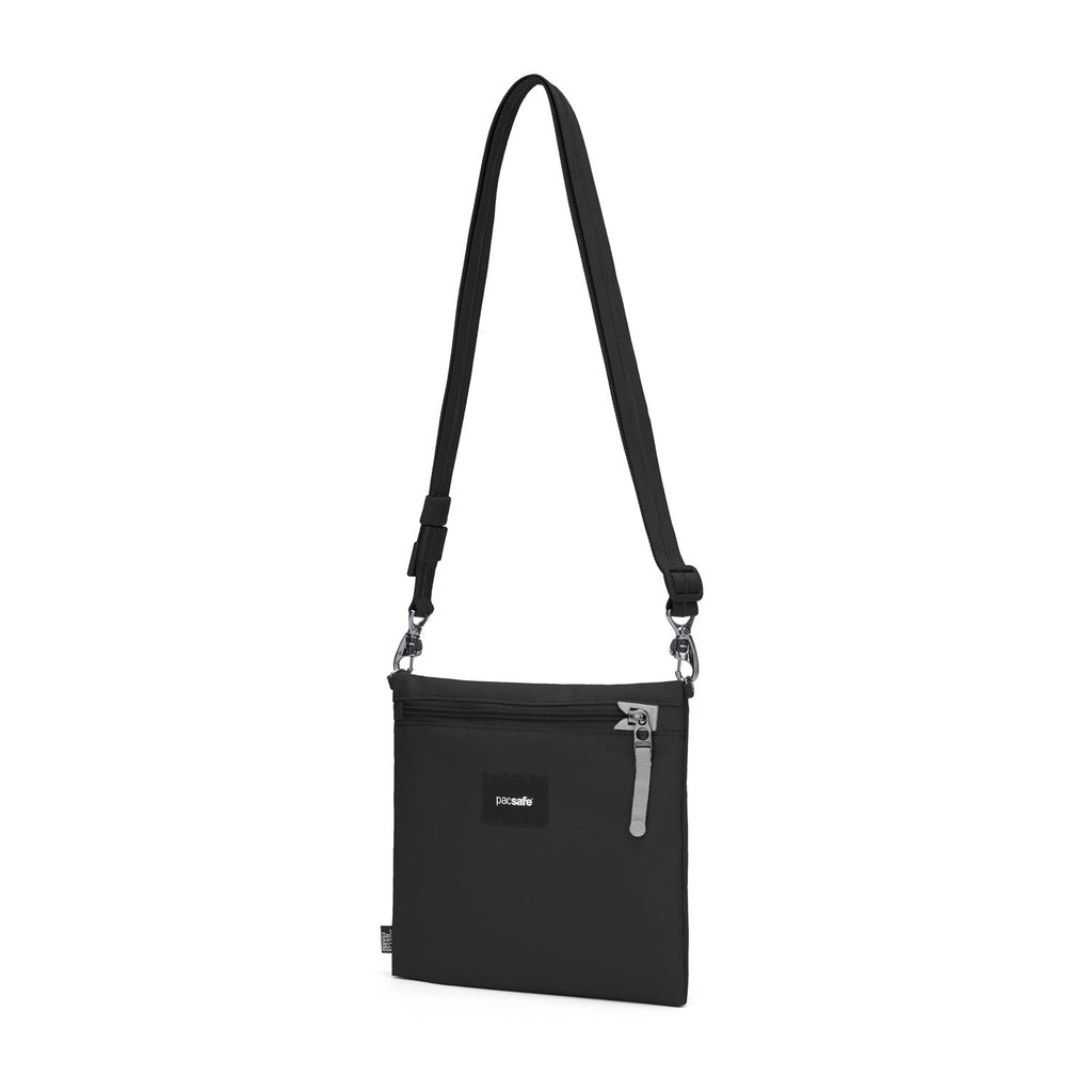 Pacsafe® GO anti-theft crossbody pouch, Jet Black