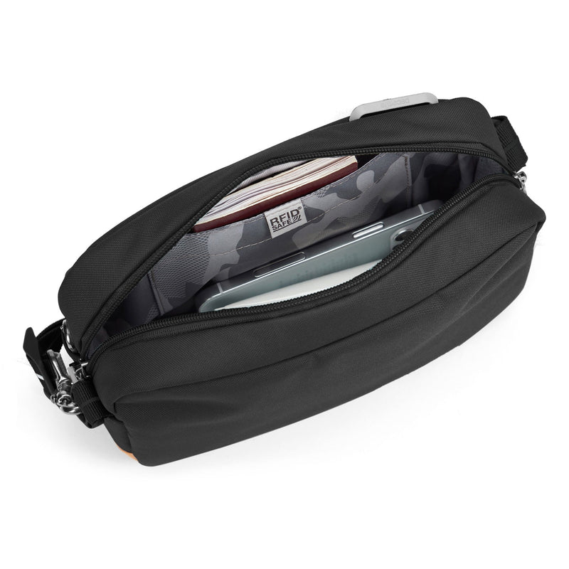 Pacsafe® GO anti-theft crossbody bag, Jet Black