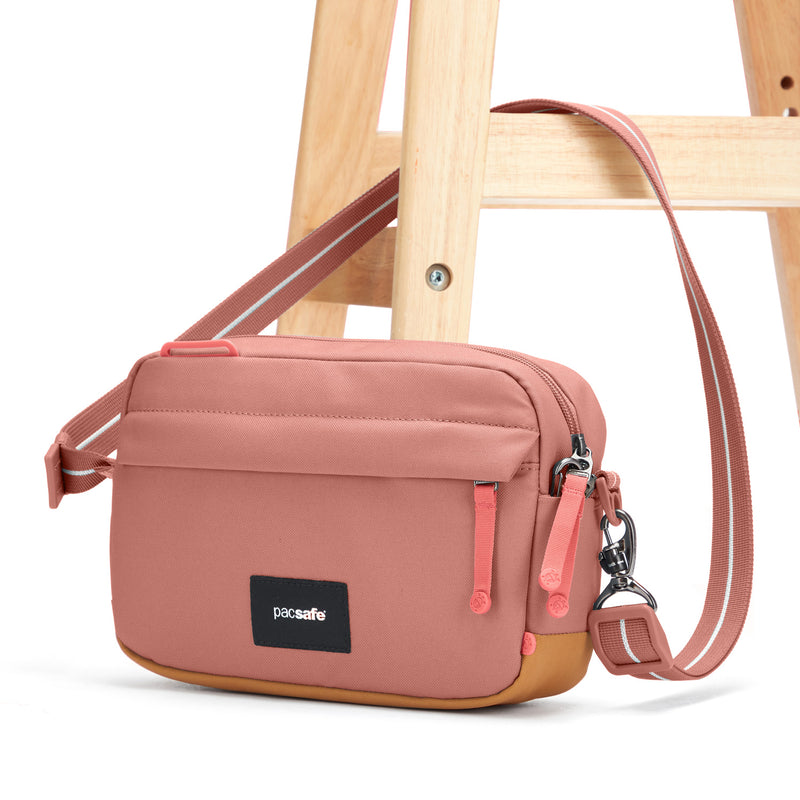 Pacsafe® GO anti-theft crossbody bag, Rose