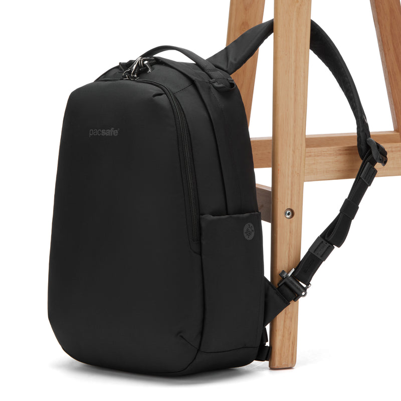 Pacsafe® V 16L anti-theft all-around backpack, Jet Black