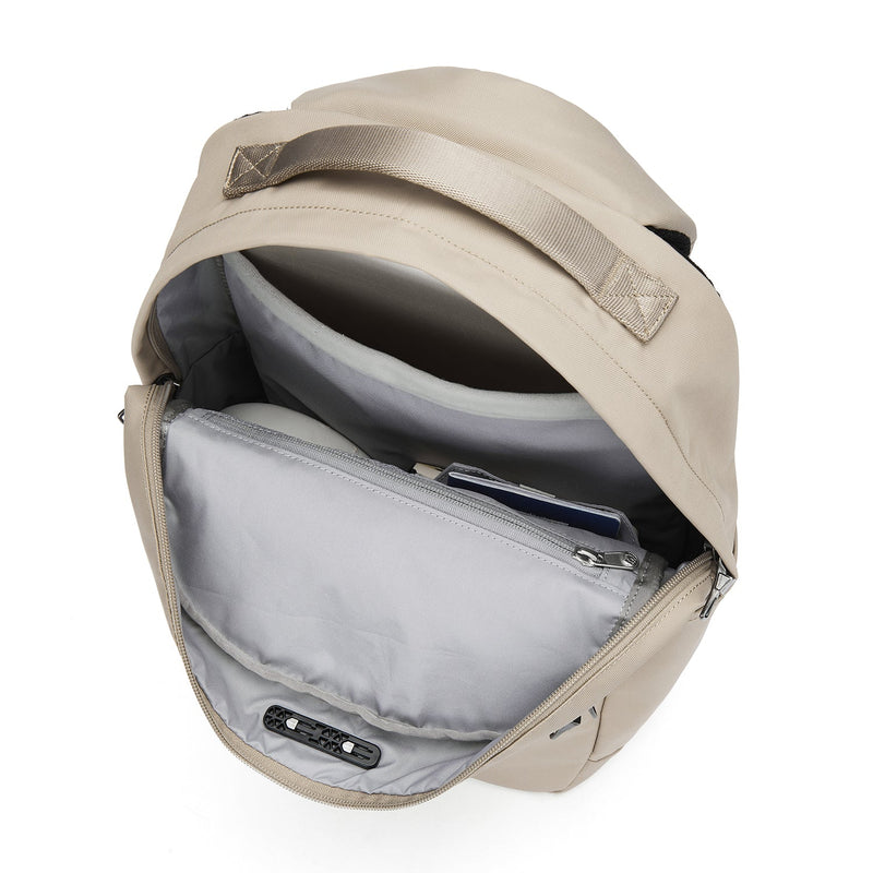 Pacsafe® V 20L Anti-Theft City Backpack, Beige