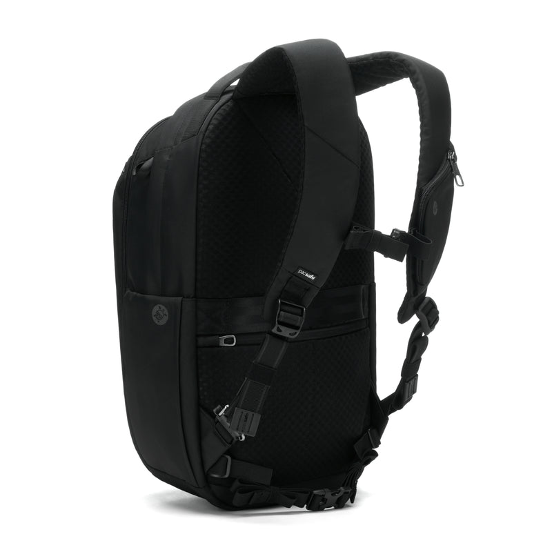 Pacsafe® V 26L anti-theft tour backpack, Jet Black