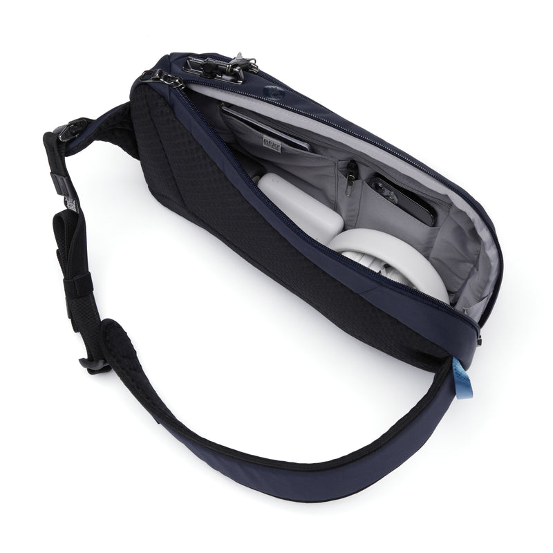 Pacsafe® V Tech anti-theft sling pack, Ocean