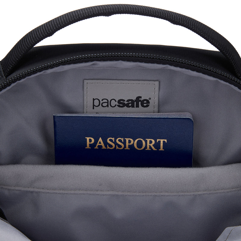 Pacsafe® V anti-theft tour crossbody, Jet Black