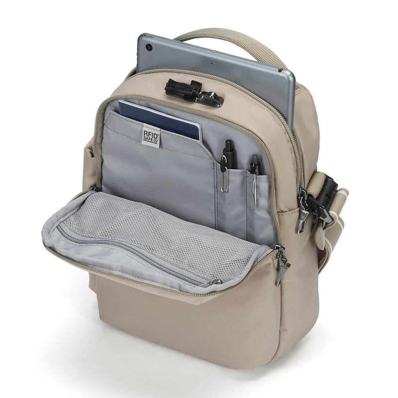 citysafetm ls75 anti-theft crossbody travel bag item # 20305 Pacsafe V Companion while a dedicated padded sleeve ensures a secure fit for an 11 Pacsafe V Anti-Theft Tour Crossbody