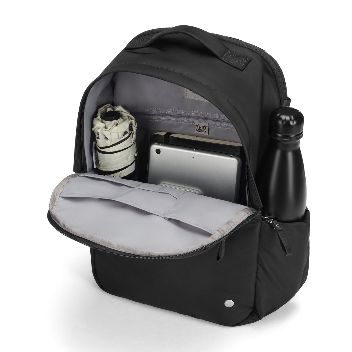 Pacsafe® W 10L anti-theft backpack, Black