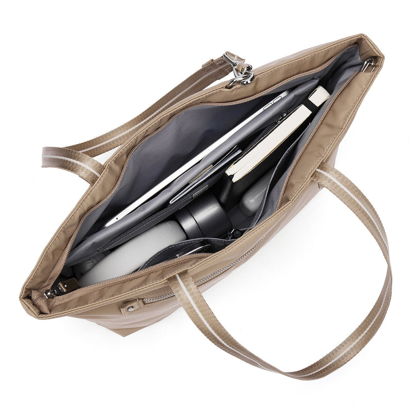 Pacsafe® W Anti-Theft Carryall Tote, Taupe