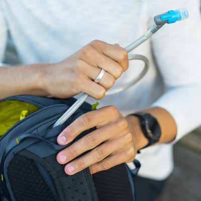 Pacsafe® ECO 12L anti-theft sling backpack (lifestyle)