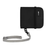 Pacsafe® RFIDsafe™ V100 RFID blocking bifold wallet, Black
