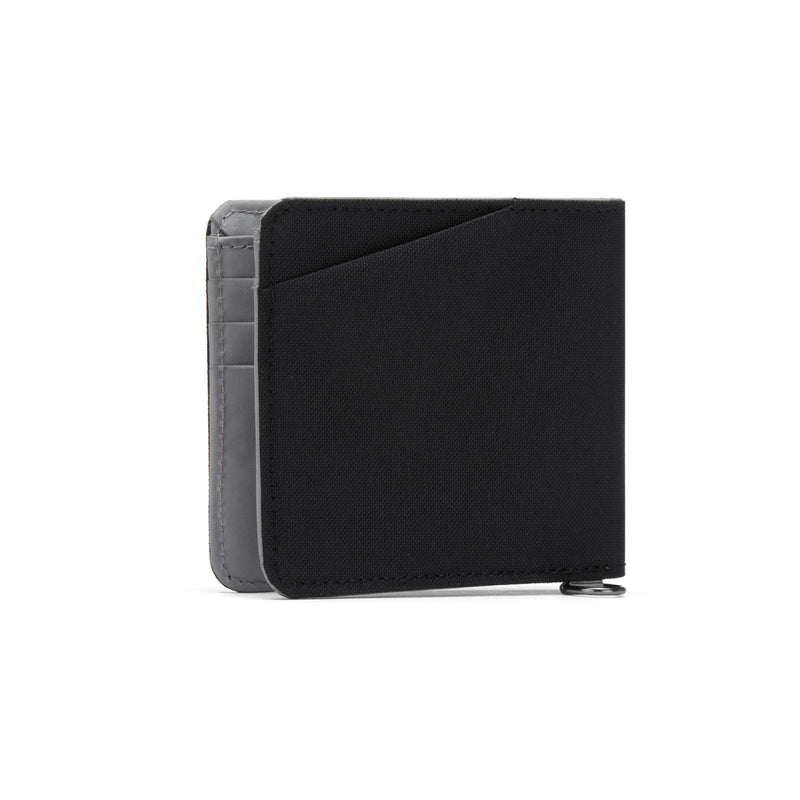 Pacsafe® RFIDsafe™ RFID blocking bifold wallet, Jet Black