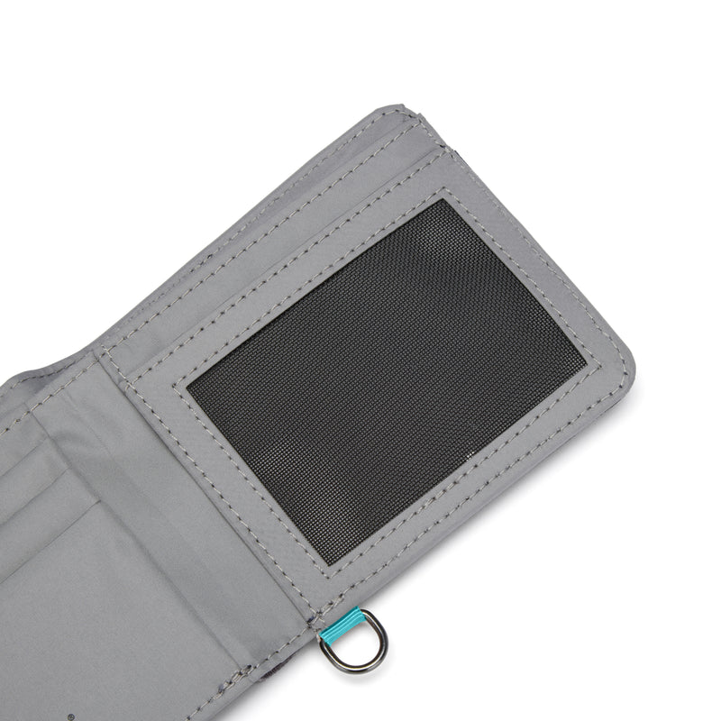 Pacsafe® RFIDsafe™ RFID blocking bifold wallet, Stone