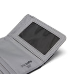 Pacsafe® RFIDsafe™ RFID blocking trifold wallet, Jet Black