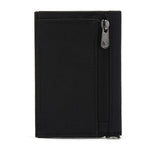 Pacsafe® RFIDsafe™ RFID blocking trifold wallet, Jet Black