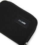 Pacsafe® RFIDsafe™ RFID blocking card wallet, Jet Black