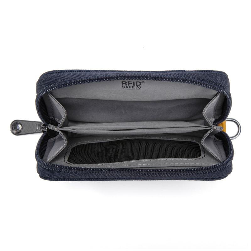 Pacsafe® RFIDsafe™ RFID blocking card wallet, Coastal Blue