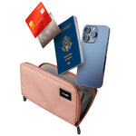 Pacsafe® RFIDsafe™ RFID blocking continental wallet, Rose