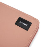 Pacsafe® RFIDsafe™ RFID blocking continental wallet, Rose