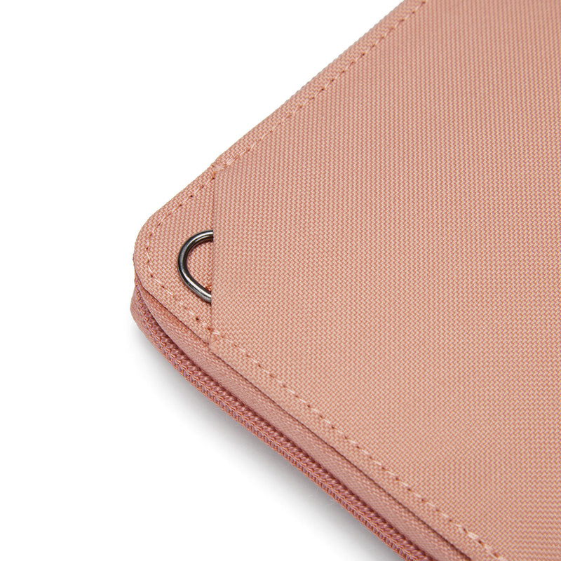 Pacsafe® RFIDsafe™ RFID blocking continental wallet, Rose