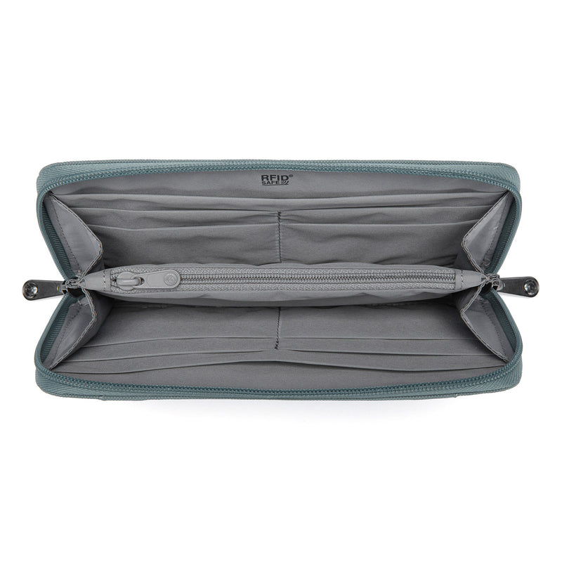 Pacsafe® RFIDsafe™ RFID blocking continental wallet, Fresh Mint