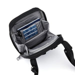 Pacsafe® RFIDsafe™ RFID blocking tech crossbody, Jet Black