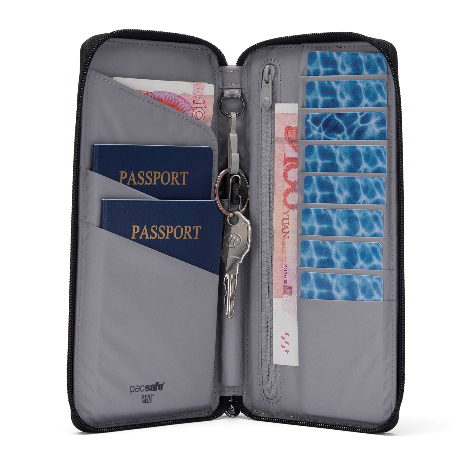 Pacsafe® RFIDsafe™ RFID blocking travel wallet