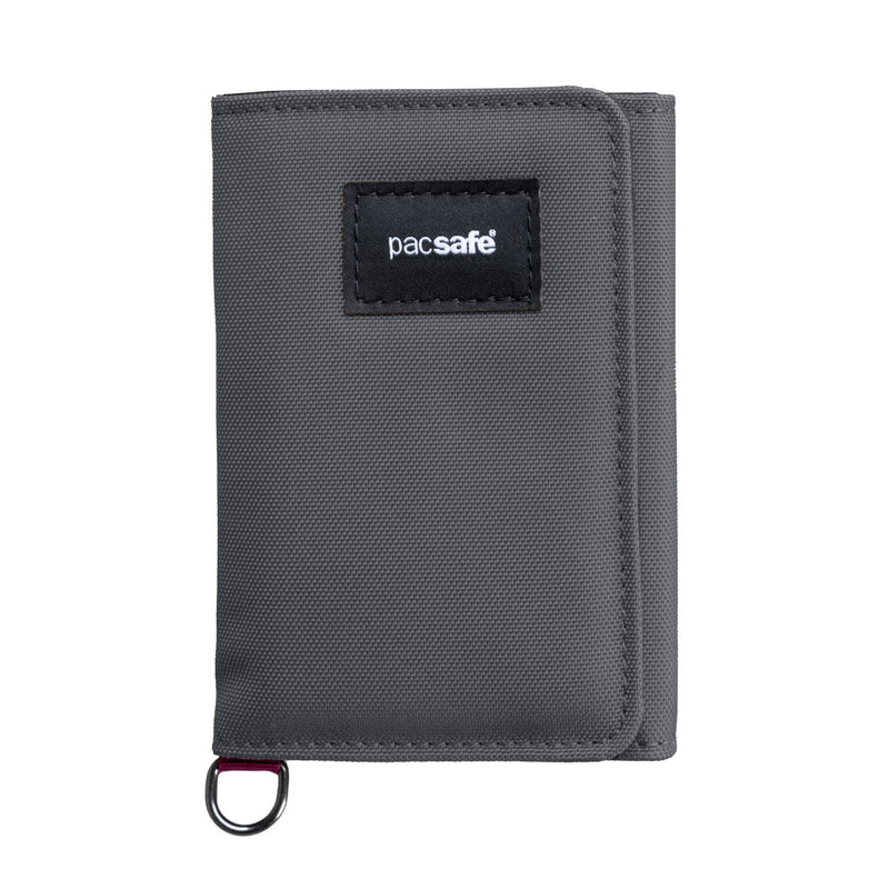 Pacsafe® RFIDsafe™ RFID blocking trifold wallet, Slate