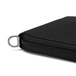 Pacsafe® RFIDsafe™ RFID blocking zip around wallet, Jet Black