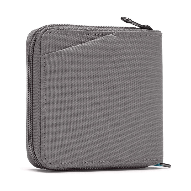 Pacsafe® RFIDsafe™ RFID blocking zip around wallet, Stone
