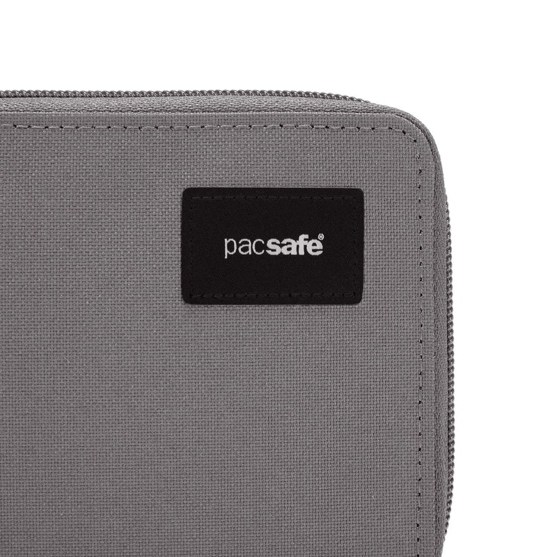 Pacsafe® RFIDsafe™ RFID blocking zip around wallet, Stone