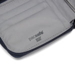 Pacsafe® RFIDsafe™ RFID blocking zip around wallet, Coastal Blue