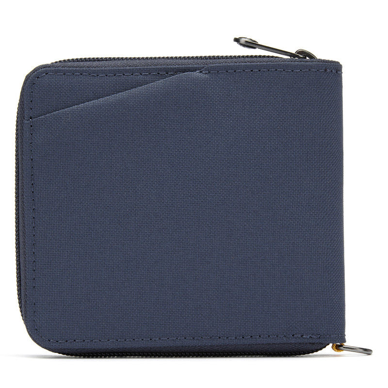 Pacsafe® RFIDsafe™ RFID blocking zip around wallet, Coastal Blue
